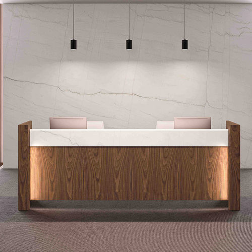 Banque d'accueil en bois - FREEPORT - Ofifran