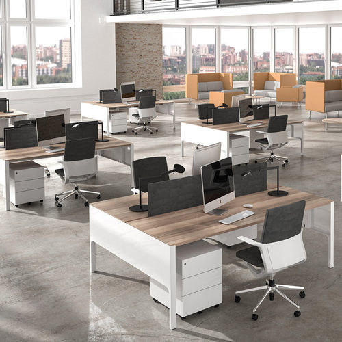 Bureau pour open space - LANCE  - Ofifran - sur pied / multiplace / contemporain