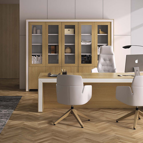 Bibliothèque haute - BELESA - Ofifran - contemporaine / pour bureau / en bois