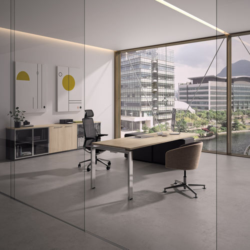 Bureau de direction - CONCEPTO FREE  - Ofifran - sur pied / contemporain / en bois