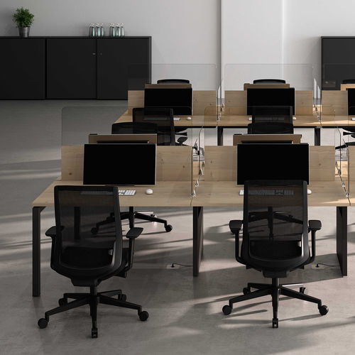 Chaise de bureau contemporaine - MYMESH - Ofifran - d'intérieur / en résille / avec piètement en métal