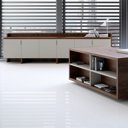 Armoire de classement basse - FREEPORT - Ofifran - en bois / avec porte battante / contemporaine