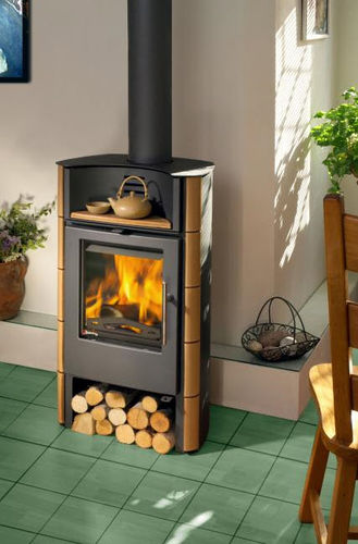 Poêle à bois - HARO - ROMOTOP - contemporain / en fonte