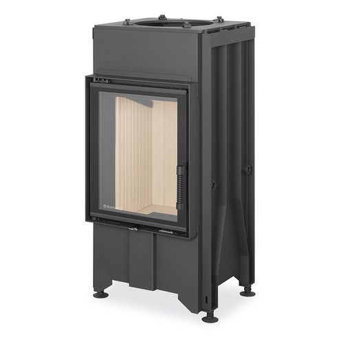 Insert de cheminée à bois - DYNAMIC - ROMOTOP - en acier / rayonnement / contemporain