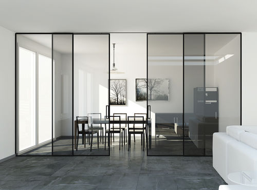 Système coulissant pour porte - INSIDE DUO - OPENSPACE | Sliding doors by Gosimat - pour porte en verre