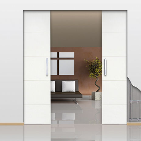 Encadrement de portes en bois - ENCONTRO DESIGN - OPENSPACE | Sliding doors by Gosimat - en aluminium