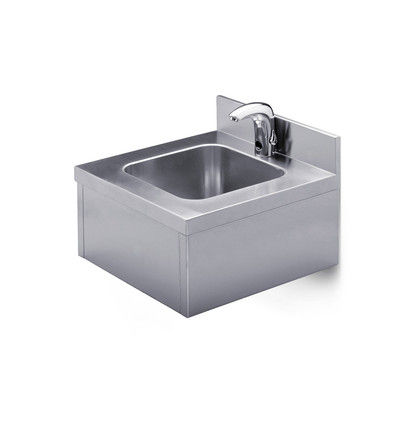 Vasque suspendue - SANITECH - DMP Electronics - en inox / carrée / contemporaine