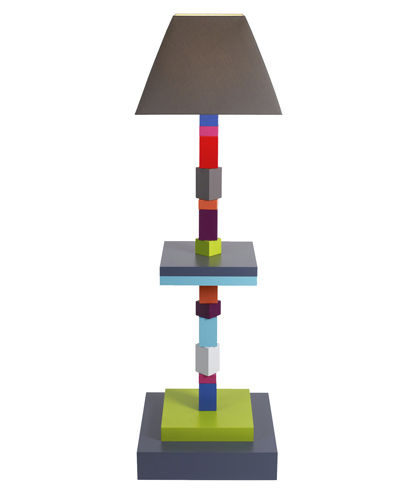 Lampe sur pied - PIED-JEU - Les Pieds sur la Table ® - en bois / contemporaine / sans fil