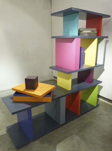 Bibliothèque contemporaine - LE-PIED - Les Pieds sur la Table ® - professionnelle / en bois / sur mesure