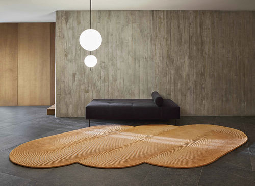 Tapis contemporain - Giro - GAN RUGS - à rayures / en laine / tufté main