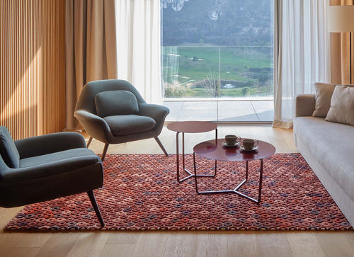 Tapis contemporain - Chimos - GAN RUGS - à motif / en laine / en coton