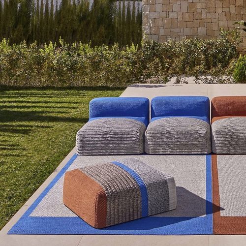 Tapis contemporain - Mangas Outdoor - GAN RUGS - à motif / en PET / rectangulaire