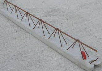 Poutre en béton - Perin - rectangulaire / treillis