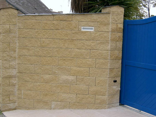 Bloc de béton creux - GARDEN® - Perin - pour cloison / haute performance / apparent