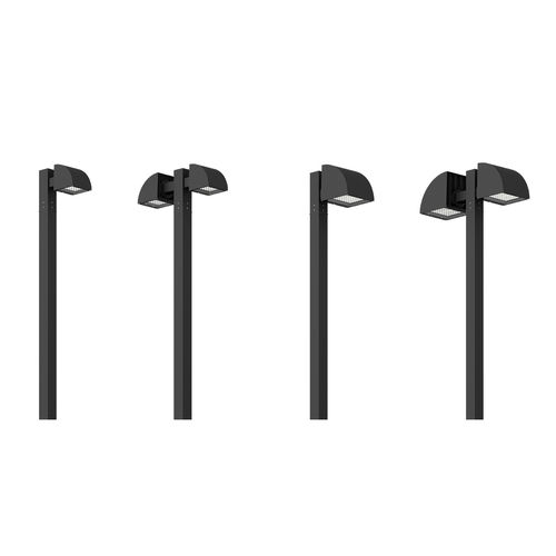 Lampadaire urbain - QUARTER - LIGMAN Lighting Company Limited - contemporain / en acier inoxydable / en PMMA