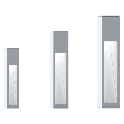 Borne d'éclairage de jardin - LBX - LIGMAN Lighting Company Limited - contemporaine / en acier inoxydable / en verre