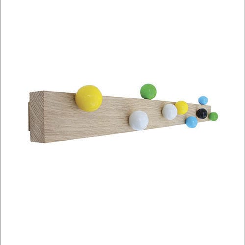 Patère contemporaine - ROLL  - THELERMONT HUPTON - en chêne / multiple / professionnelle