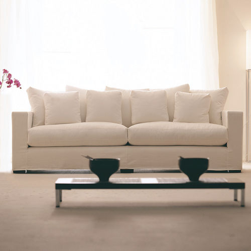 Canapé contemporain - Columbus - PAU - en tissu / avec coussin amovible / personnalisable