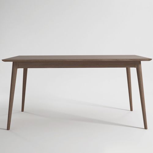 Table à manger contemporaine - VI08 - Karpenter - en chêne / en teck / avec piètement en bois massif