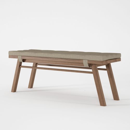 Bout de lit contemporain - CC05 - Karpenter - en tissu / en bois massif / en chêne