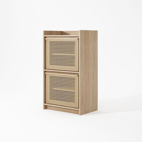 Buffet haut - RT09 - Karpenter - contemporain / en bois massif / en teck