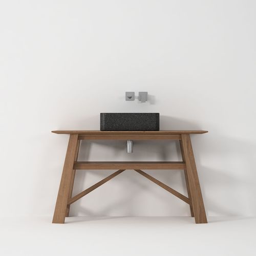Console pour lavabo en teck - CB01-TN - Karpenter