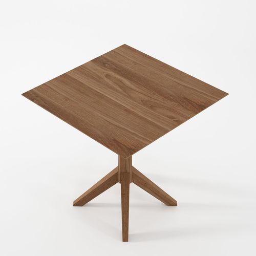 Table bistrot contemporaine - HOS-NB01 - Karpenter - en chêne / en teck / en noyer