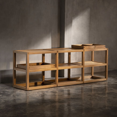 Étagère contemporaine - UP &amp; DOWN - Karpenter - bois / incolore