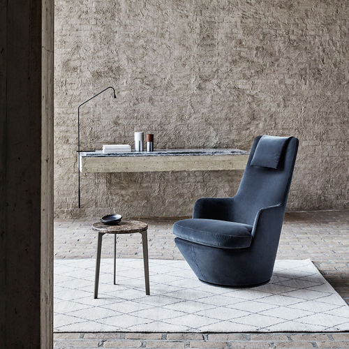 Fauteuil contemporain - HI TURN - BENSEN - en tissu / avec revêtement amovible / avec repose-tête