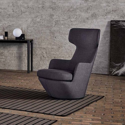 Fauteuil contemporain - MY TURN - BENSEN - en tissu / en métal / en polyuréthane