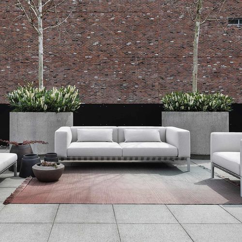 Canapé modulable - ABLE - BENSEN - contemporain / d'extérieur / en tissu