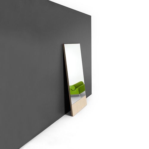 Miroir mural - LEAN - BENSEN - contemporain / rectangulaire / en chêne