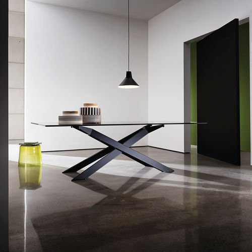Table à manger contemporaine - CROSS - Sovet Italia - en chêne / en noyer / en bouleau