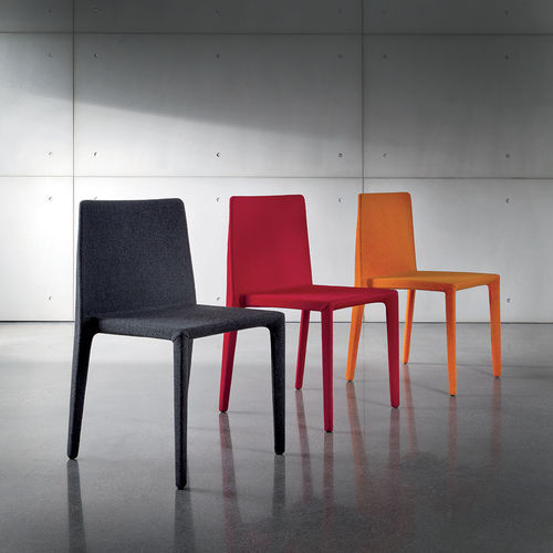 Chaise contemporaine - PURA - Sovet Italia - d'intérieur / en tissu / en cuir