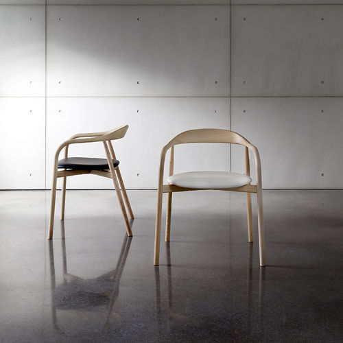 Chaise contemporaine - AUTUMN - Sovet Italia - d'intérieur / en velours / en cuir