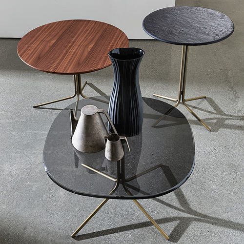 Table d'appoint contemporaine - GENIUS - Sovet Italia - en chêne / en noyer / en wengé