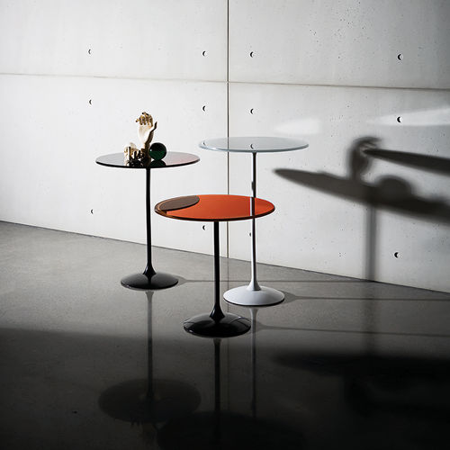 Table d'appoint contemporaine - TULIP - Sovet Italia - en chêne / en noyer / en wengé