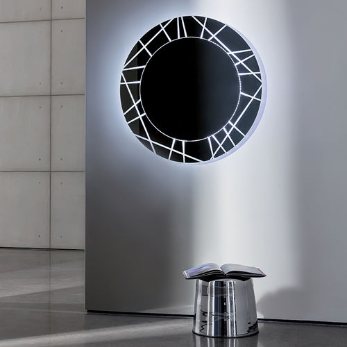 Miroir mural - SEGMENT - Sovet Italia - contemporain / rectangulaire / rond