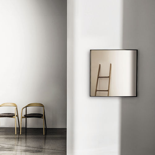 Miroir mural - VISUAL - Sovet Italia - contemporain / carré / en laiton