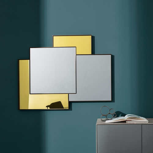 Miroir mural - COMBI - Sovet Italia - contemporain / rectangulaire / en aluminium