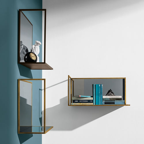 Étagère murale - HELIA - Sovet Italia - contemporaine / en métal / en verre fumé