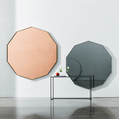 Miroir mural - VISUAL DECAGONAL  - Sovet Italia - contemporain / polygonal / en laiton