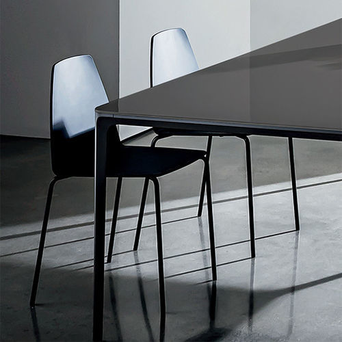 Chaise contemporaine - SILA - Sovet Italia - d'intérieur / en tissu / en cuir