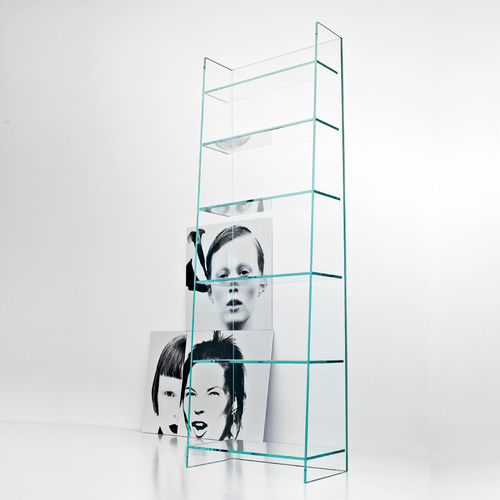 Bibliothèque contemporaine - OLYMPIA  - Sovet Italia - en verre / transparente