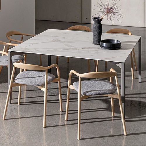 Table contemporaine - BONE - Sovet Italia - en métal / en aluminium / en bronze