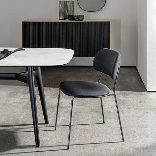 Chaise contemporaine - SOFT - Sovet Italia - d'intérieur / en cuir / en terre cuite