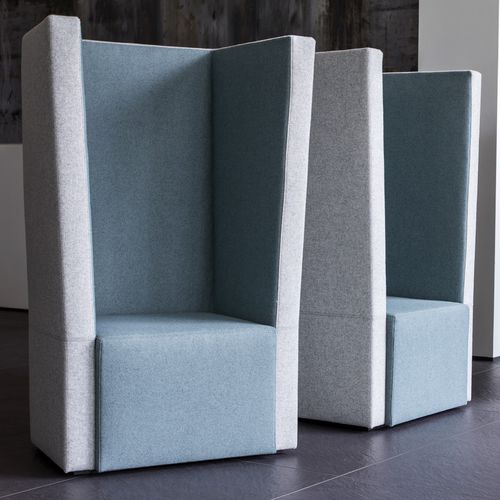 Fauteuil contemporain - HUSSAR - NOTI - en tissu / avec dossier haut / professionnel