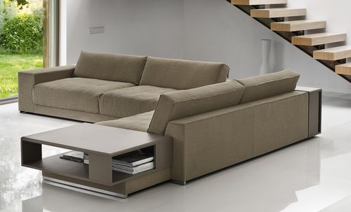 Canapé modulable - KING - NOTI - contemporain / en tissu / avec rangement