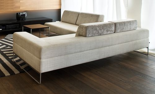 Canapé modulable - ROSCO - NOTI - contemporain / en tissu / beige