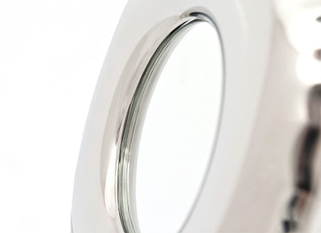 Miroir à poser - RONDEL - ZIETA - contemporain / rond / en acier